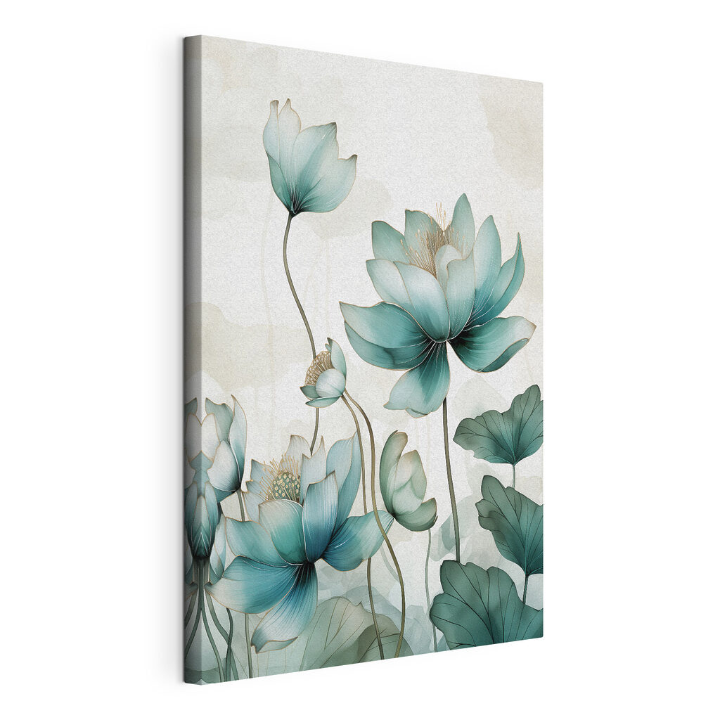 Delicate petals in soft hues