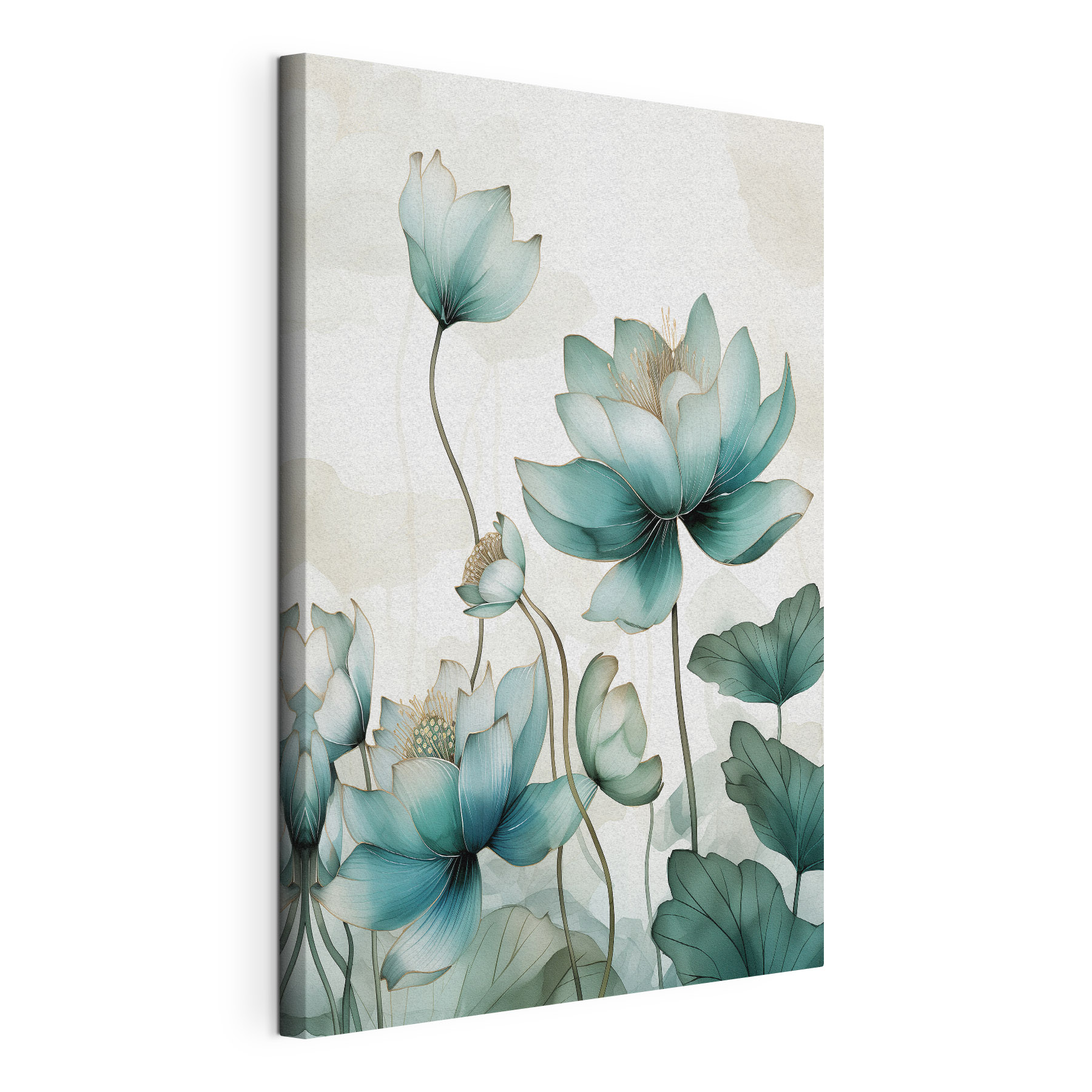 Delicate petals in soft hues