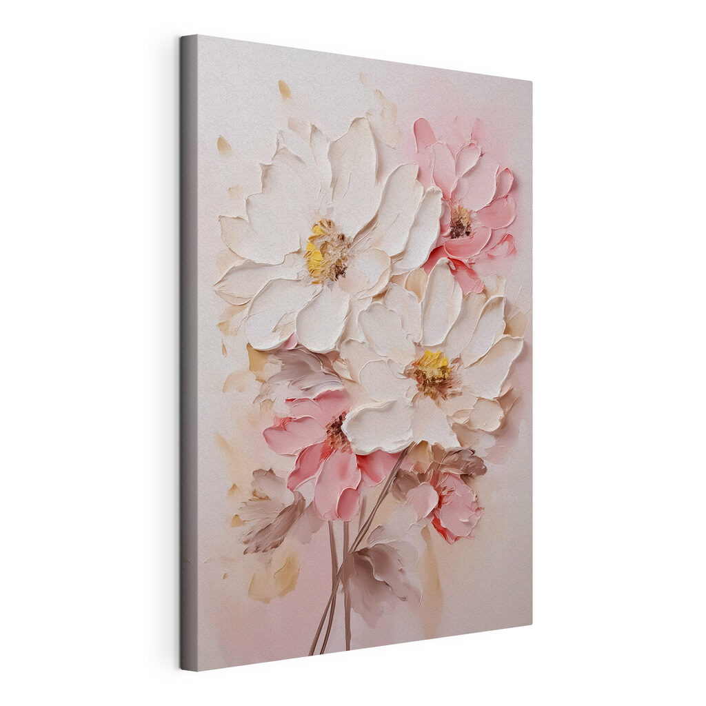 Soft blossoms in gentle pastel hues Soft blossoms in gentle pastel hues
