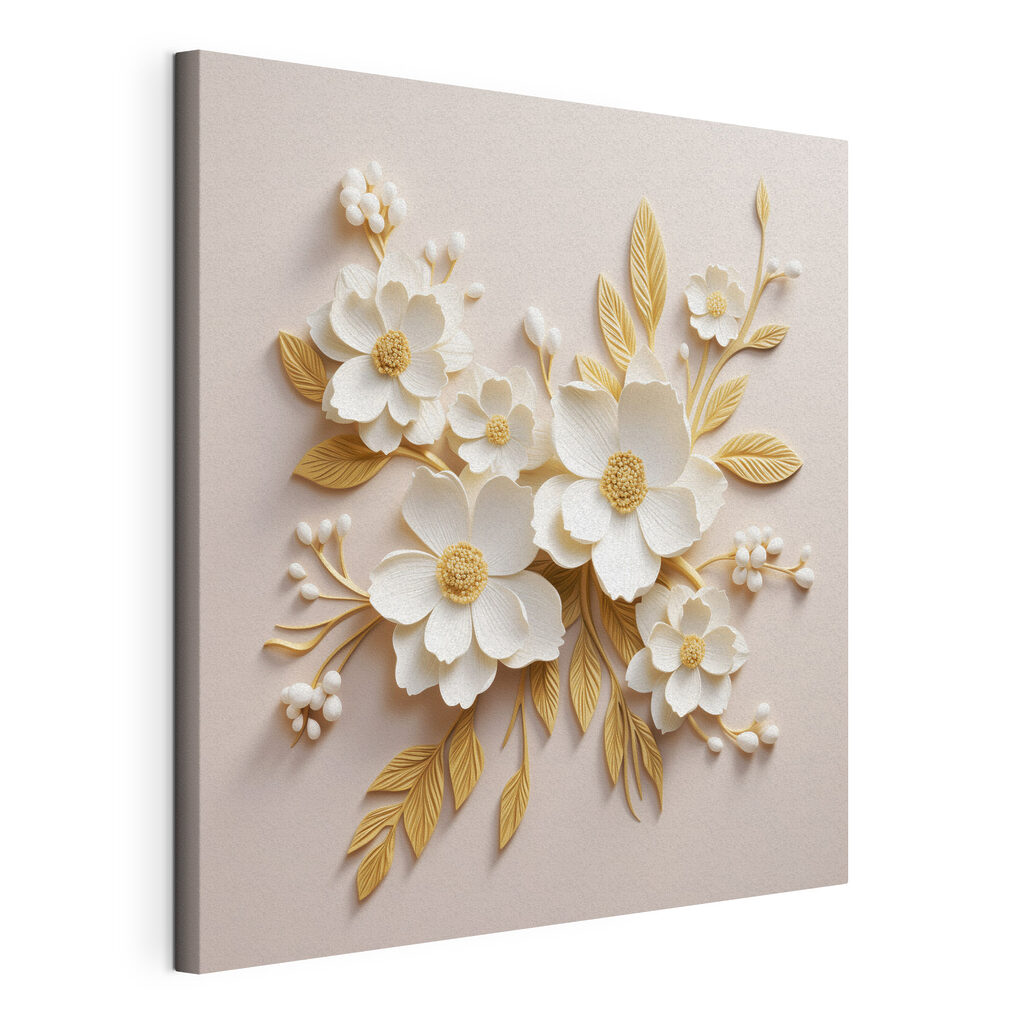 Elegant floral composition in soft hues
