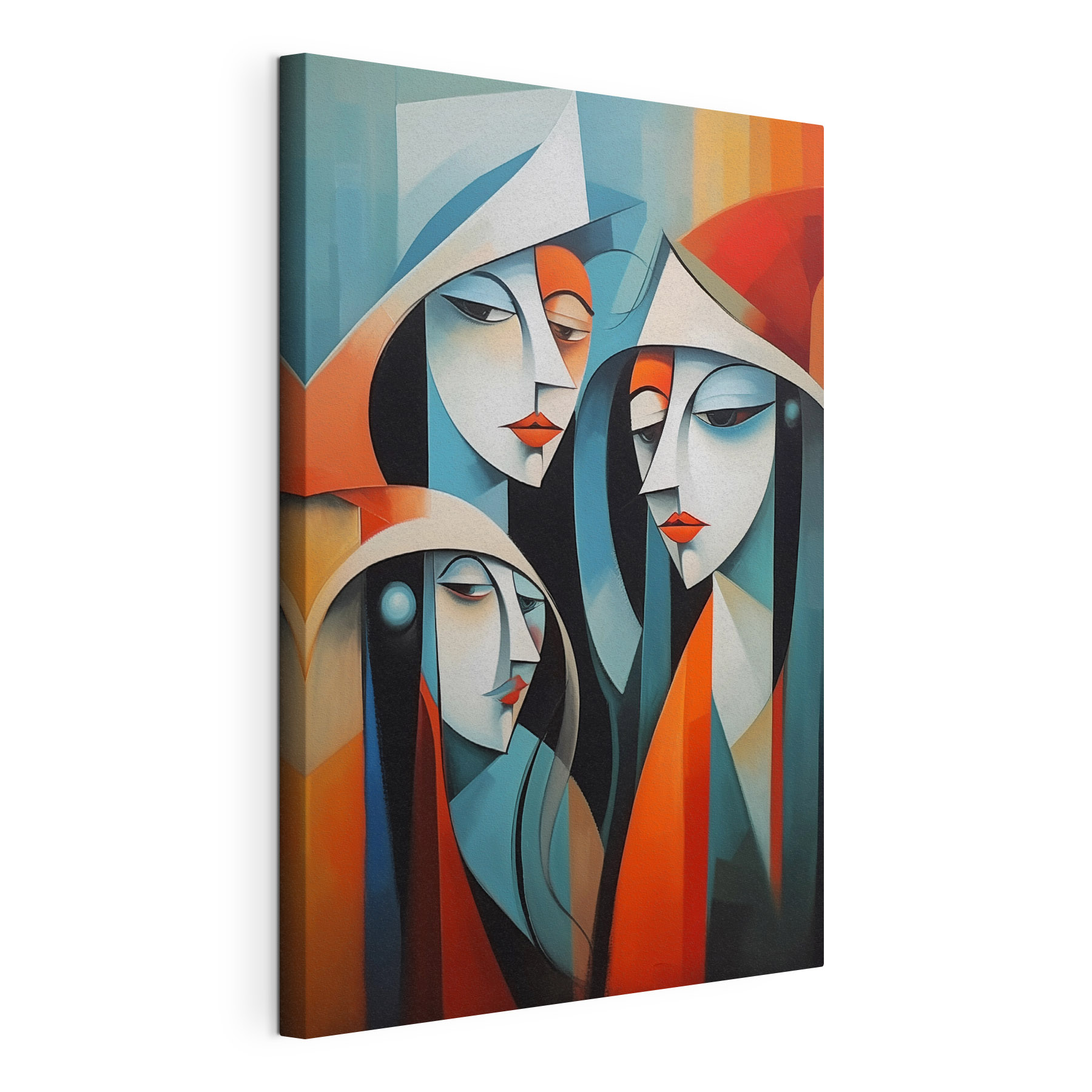 Group of women with different colors Group of women with different colors