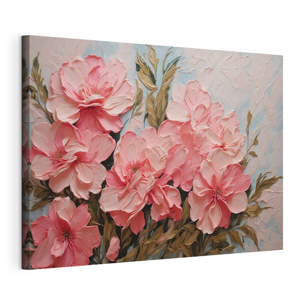 Dipinto di fiori rosa Quadri Dipinto di fiori rosa