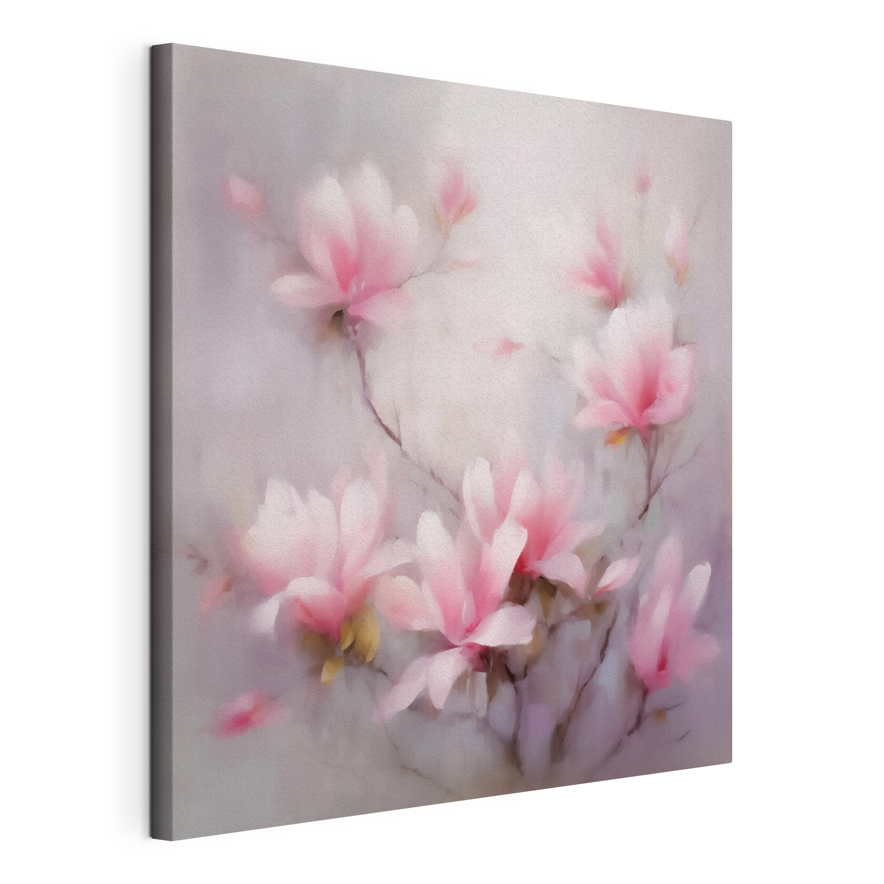 Painting of pink flowers Painting of pink flowers