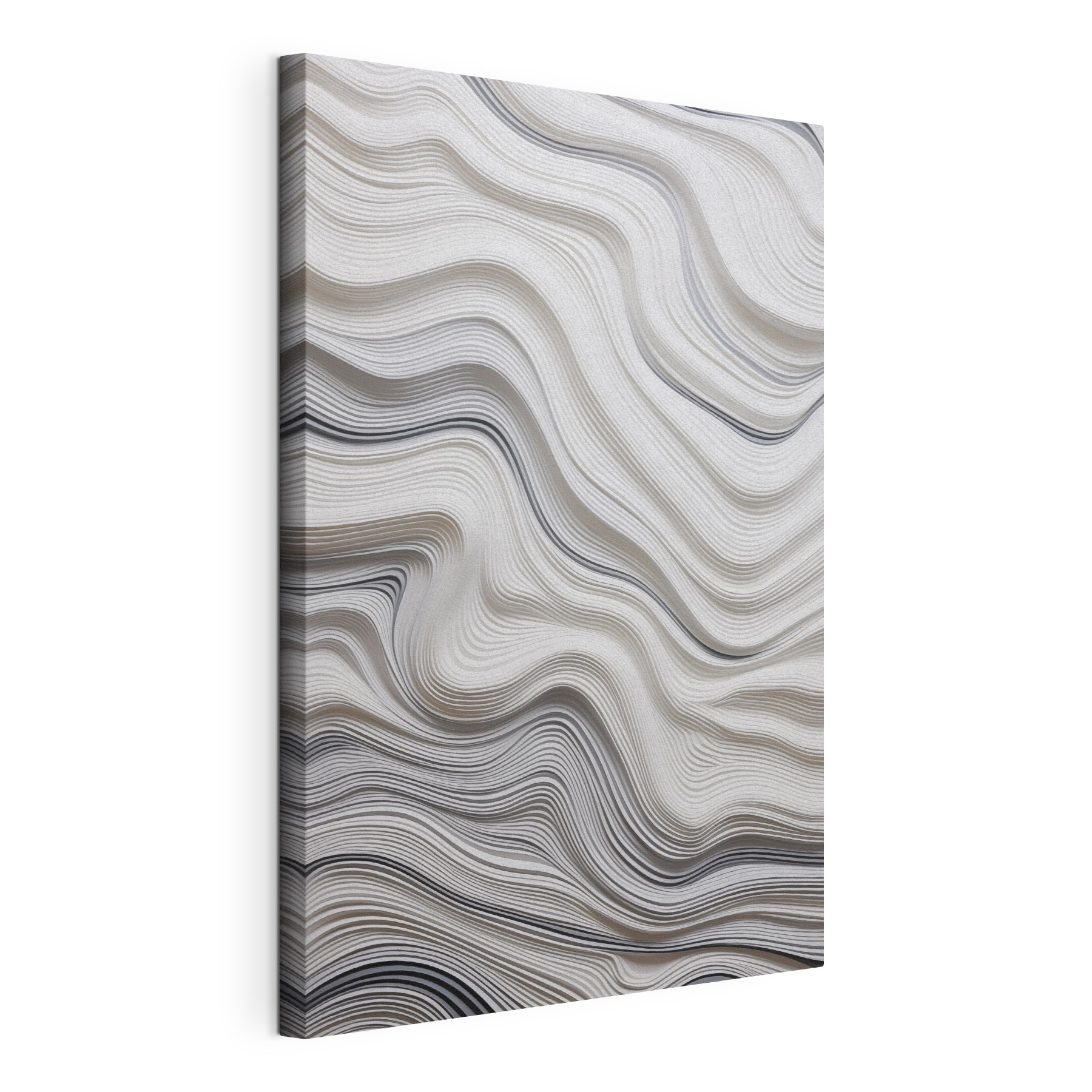 White and black wavy lines White and black wavy lines