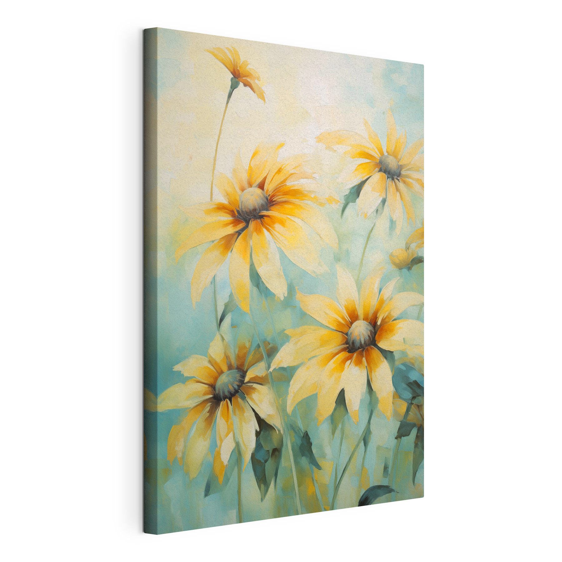 Painting of yellow flowers