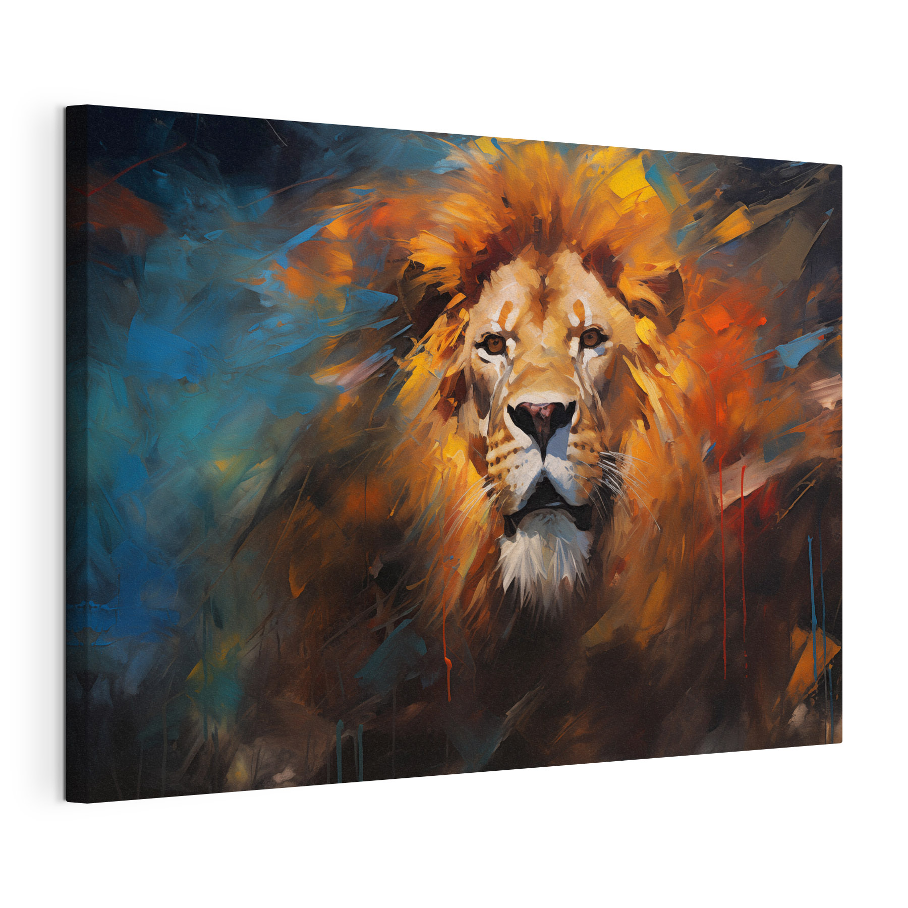 Lion with a mane Lion with a mane