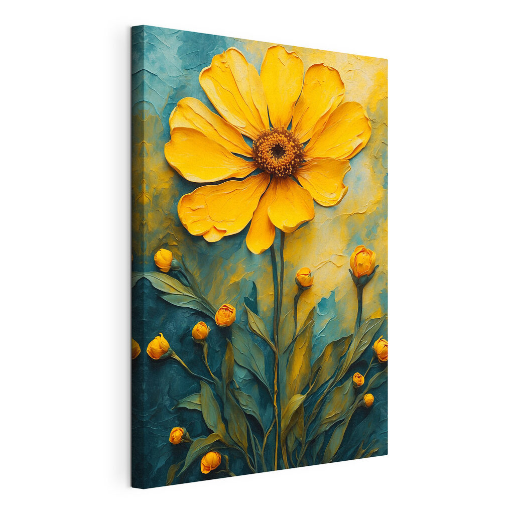 Painting of a flower Painting of a flower