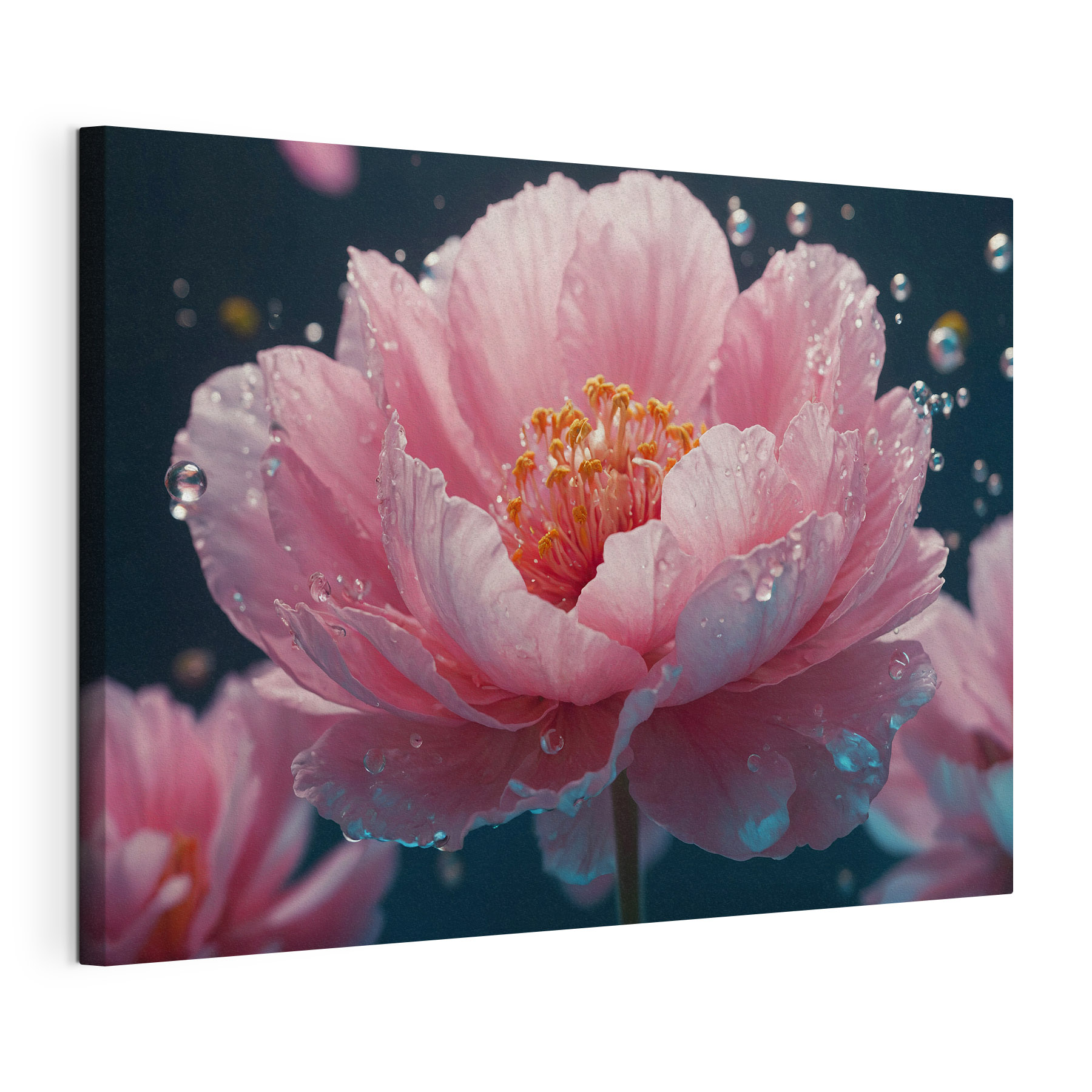 Delicate petals in tranquil water Delicate petals in tranquil water