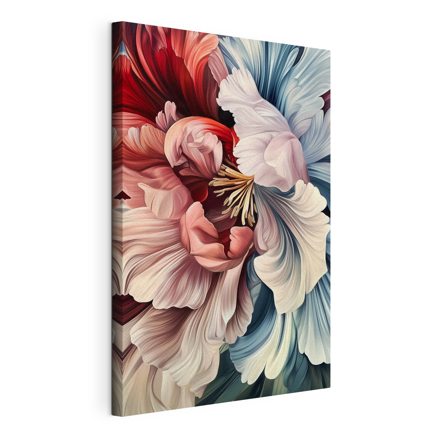 Vibrant blooms in harmonious embrace Vibrant blooms in harmonious embrace