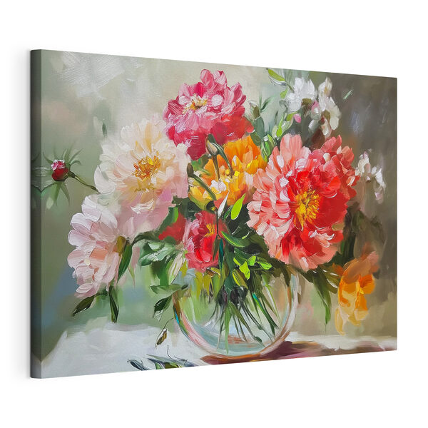 Dipinto di fiori in un vaso Quadri Dipinto di fiori in un vaso