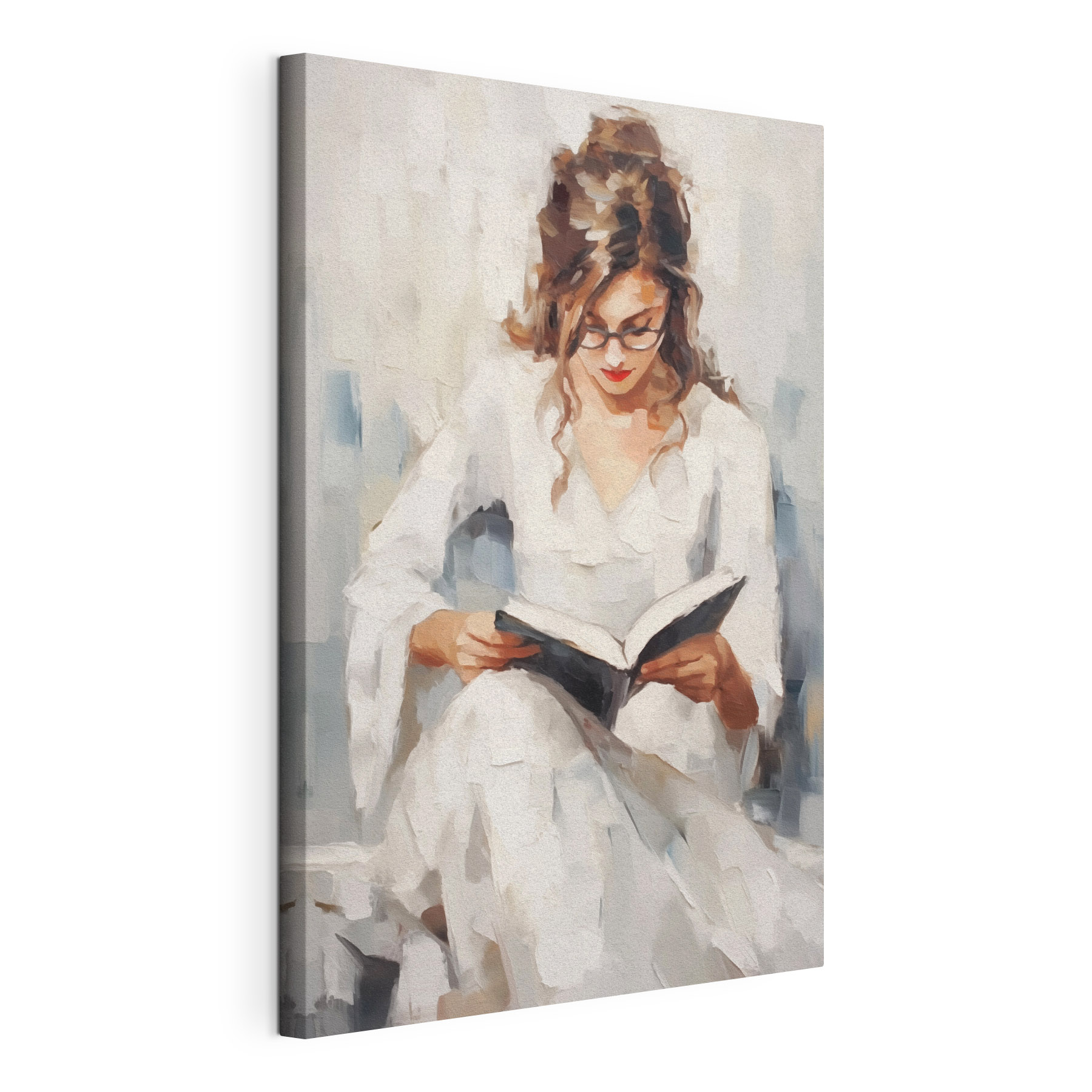Woman reading a book