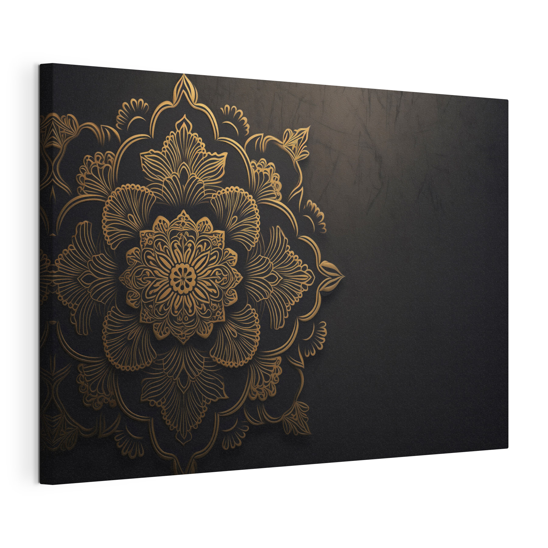 Intricate floral design on dark background Intricate floral design on dark background