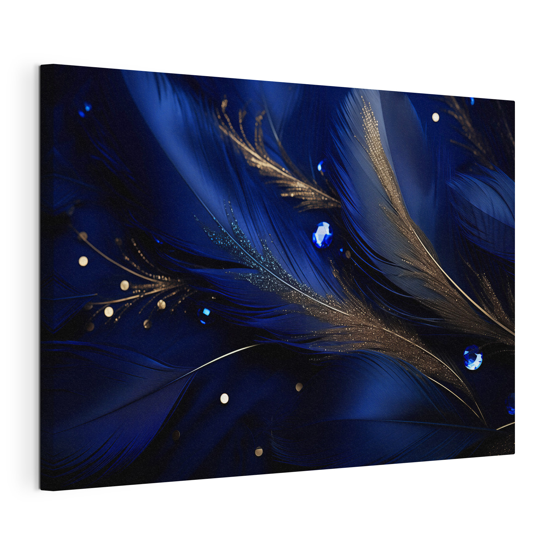 Elegant feathers on a deep background Elegant feathers on a deep background