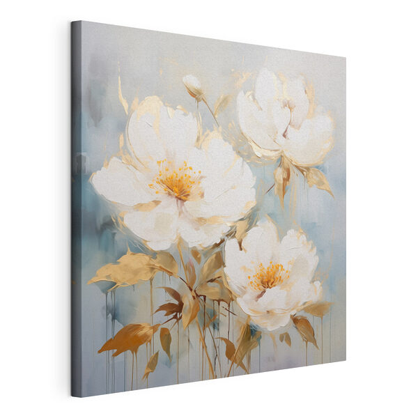 Dipinto di fiori bianchi Quadri Dipinto di fiori bianchi