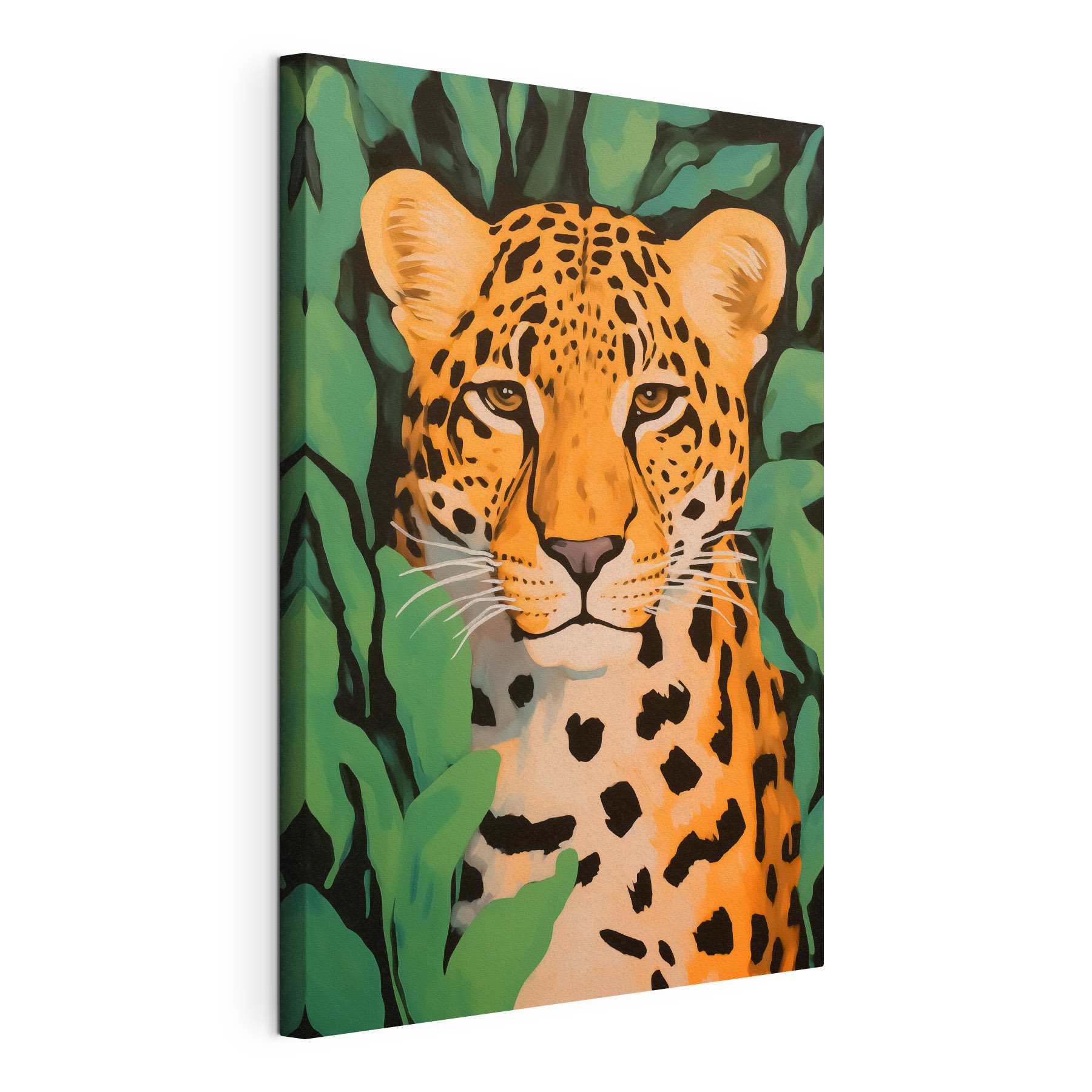 Painting of a leopard Painting of a leopard