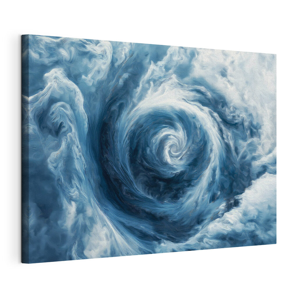 Swirl of clouds in the sky