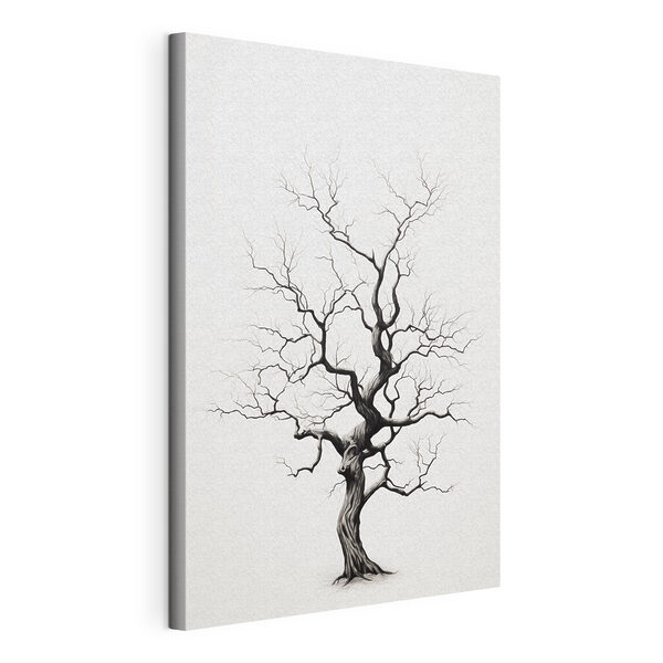 Quadri Disegno in bianco e nero di un albero (COD: s44196) Quadri Quadri Disegno in bianco e nero di un albero (COD: s44196)