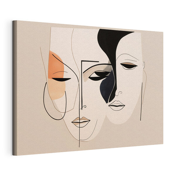 Quadri Disegno di volti con colori diversi (COD: s44198) Quadri Quadri Disegno di volti con colori diversi (COD: s44198)