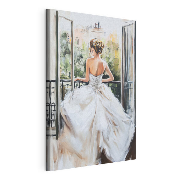 Quadri Dipinto raffigurante una donna in abito bianco (COD: s44226) Quadri Quadri Dipinto raffigurante una donna in abito bianco (COD: s44226)