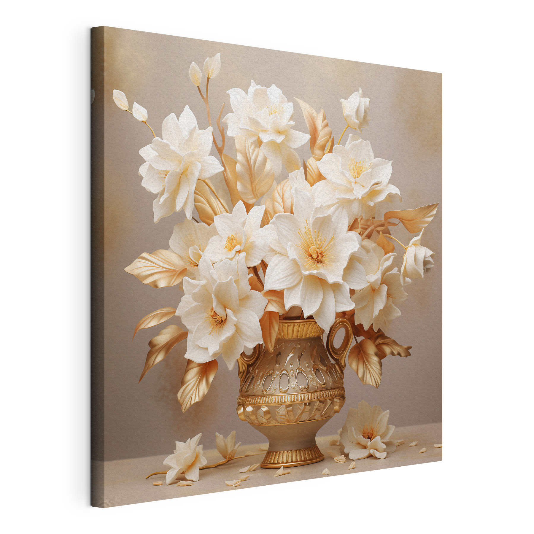 Vase with white flowers Vase with white flowers
