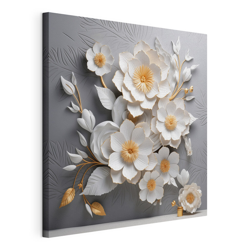 Delicate blooms on textured background Delicate blooms on textured background
