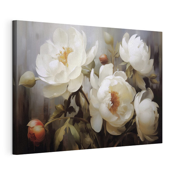 Quadri Dipinto di fiori bianchi