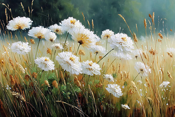 Group of white flowers