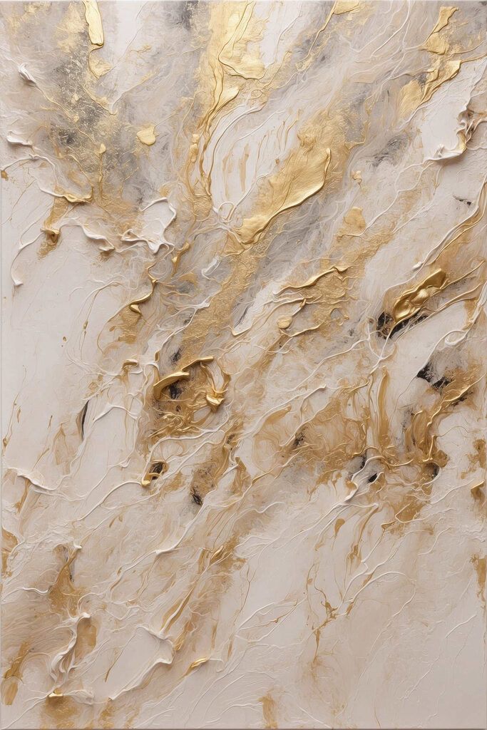 Abstract swirls of warm colors