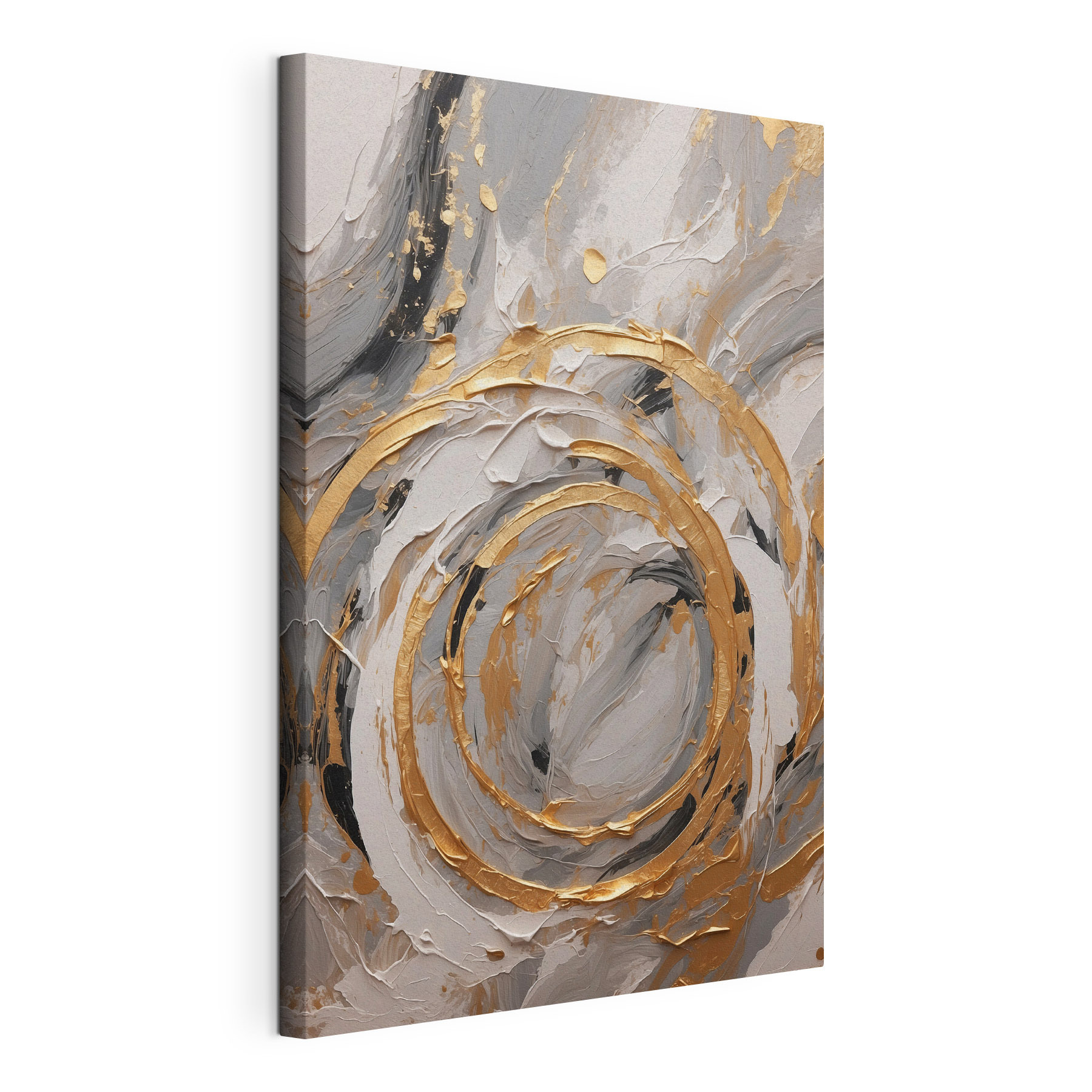Painting of swirls and swirls