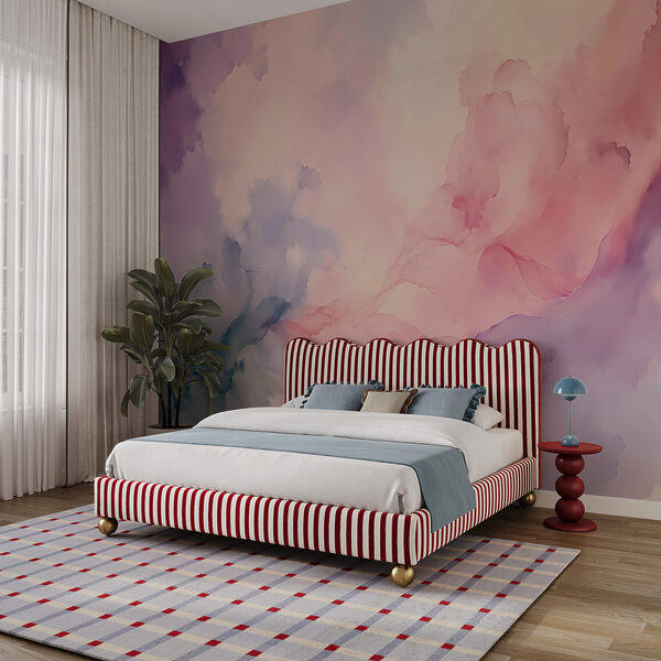 Fumo colorato nel cielo