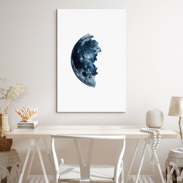 Half of the moon