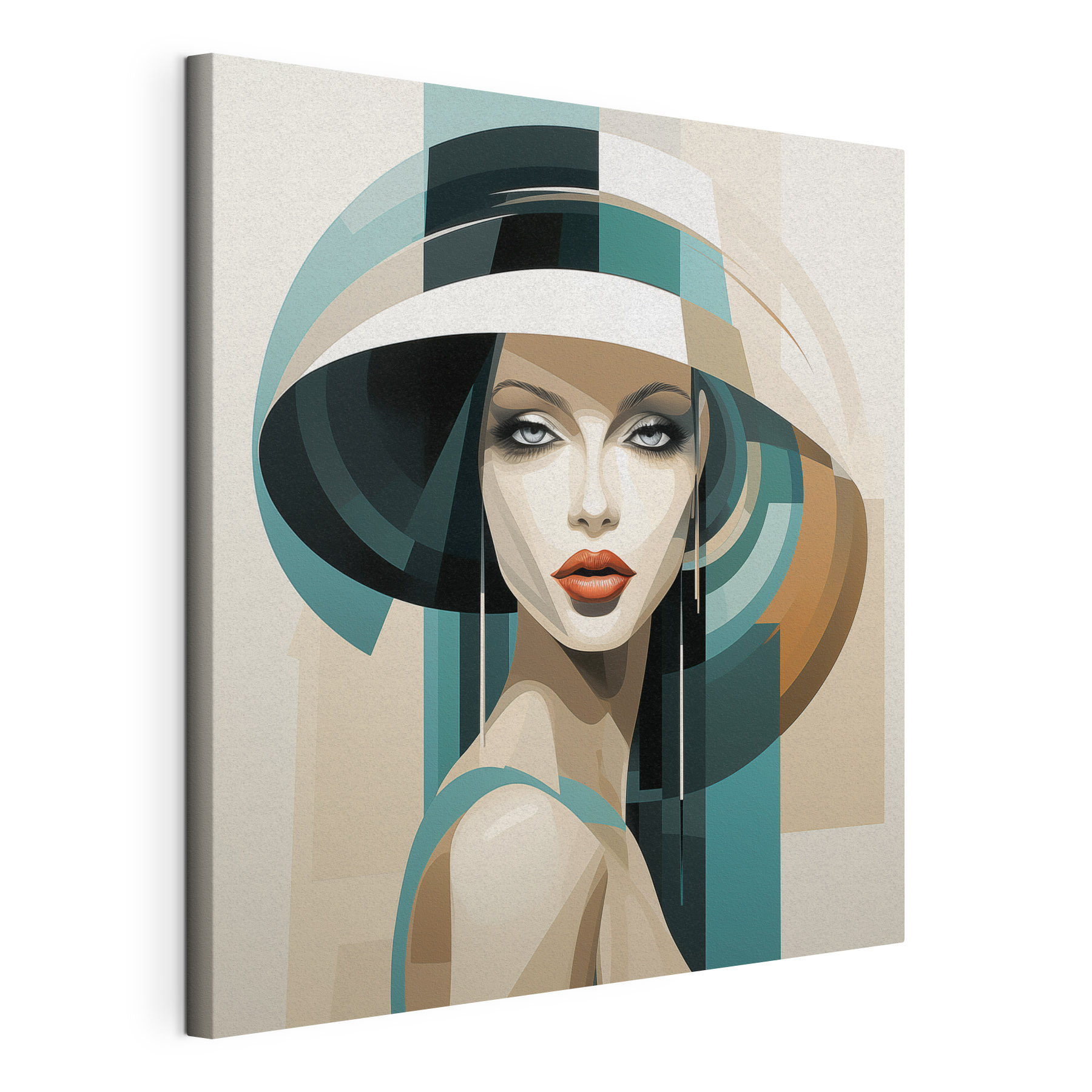 Woman wearing a hat