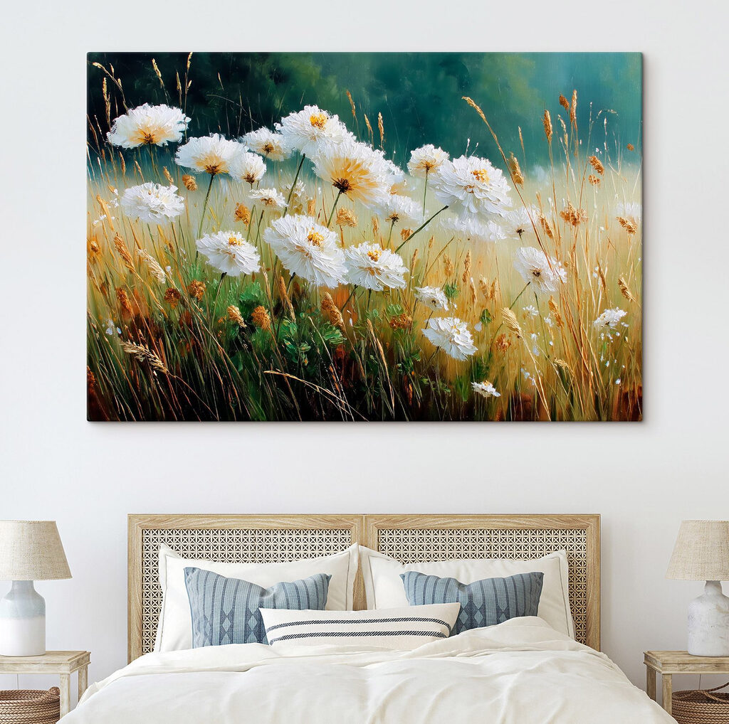 Group of white flowers