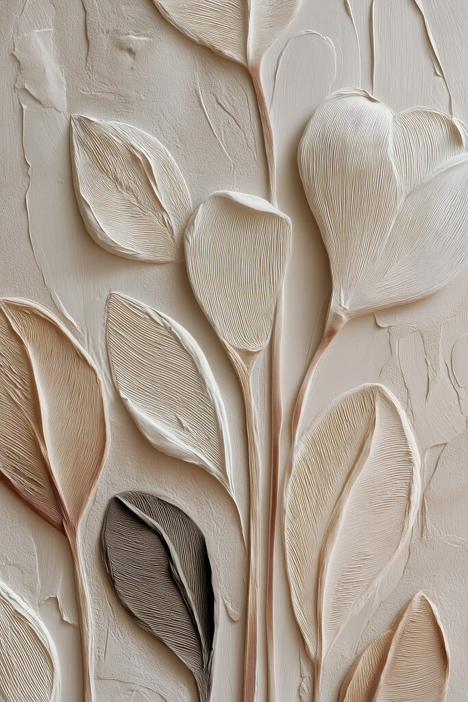 Natural elegance captured in textured form