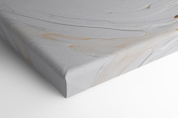 Swirling waves of creamy texture