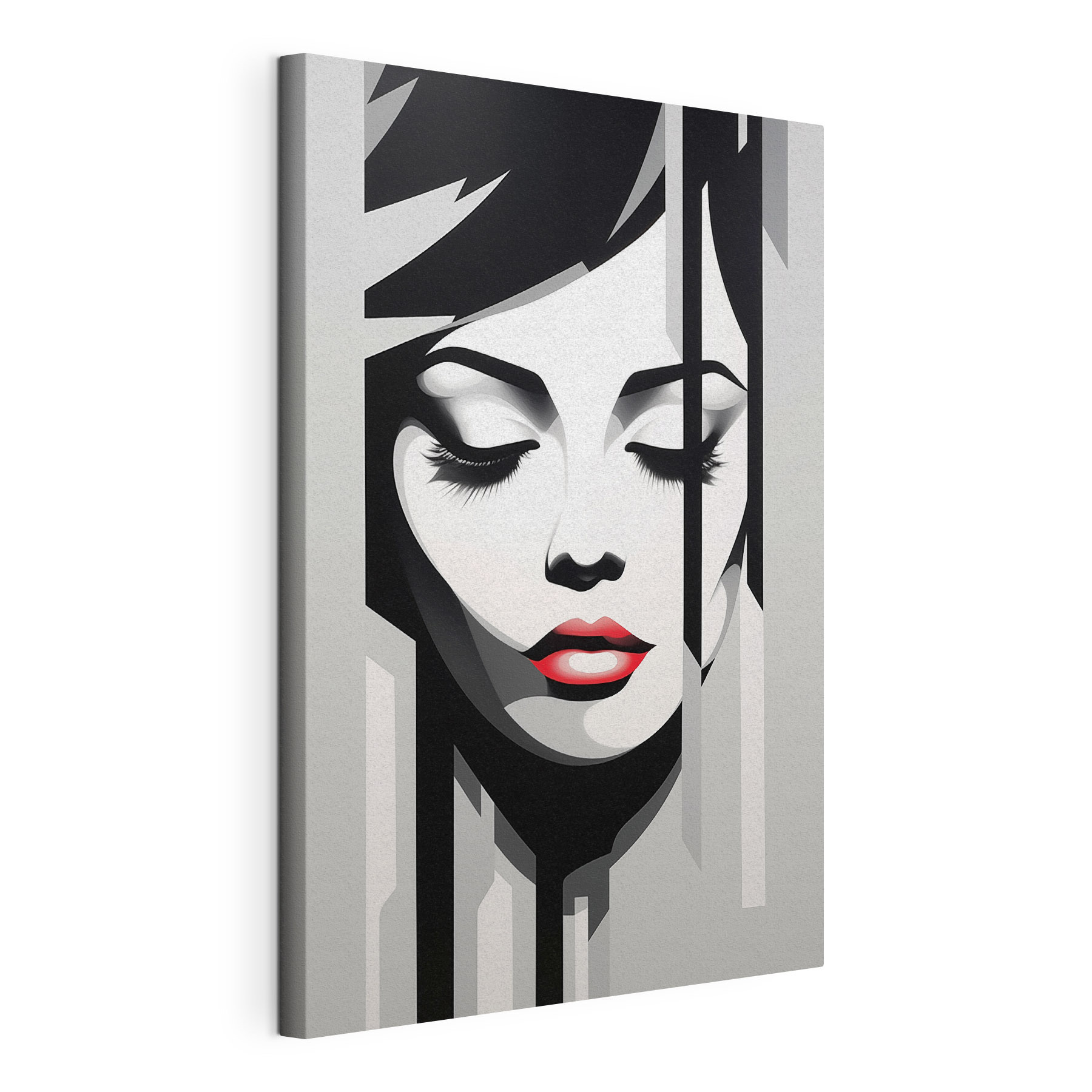 Elegant face with captivating expression Elegant face with captivating expression