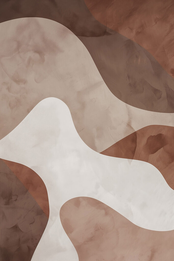 Brown and white wall