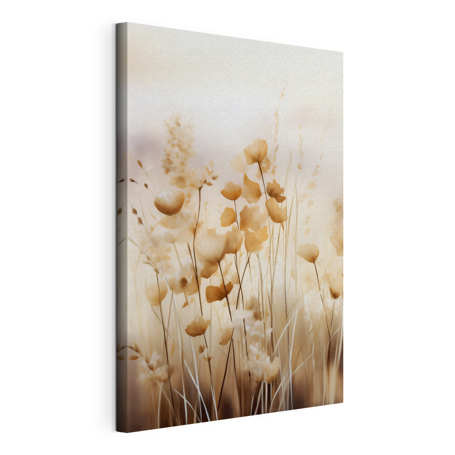 Soft blooms in warm hues blend Soft blooms in warm hues blend