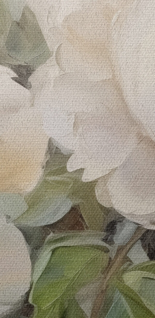 Painting of white flowers