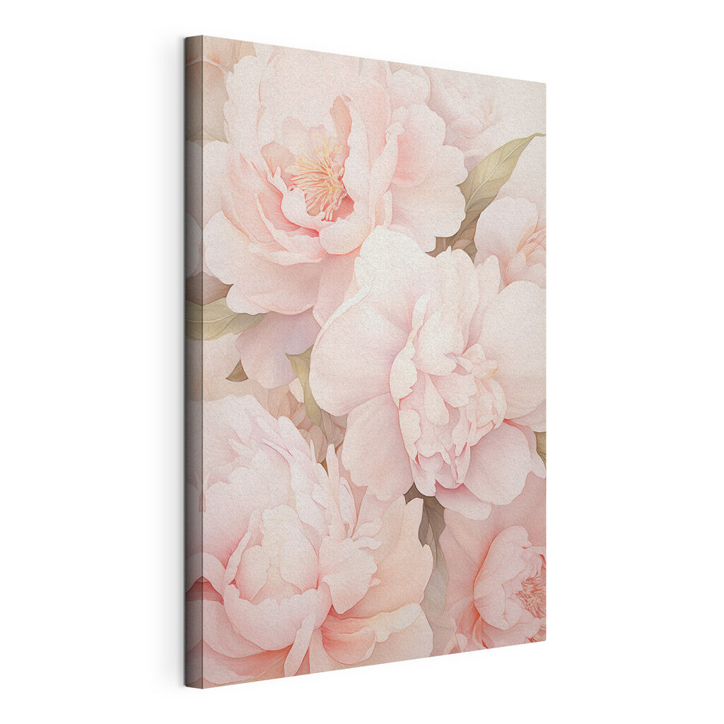 Delicate blooms in soft pastel shades