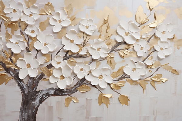 Delicate blooms in a soothing palette