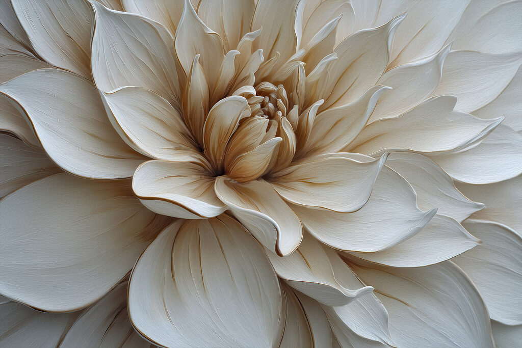 Delicate petals in soft hues