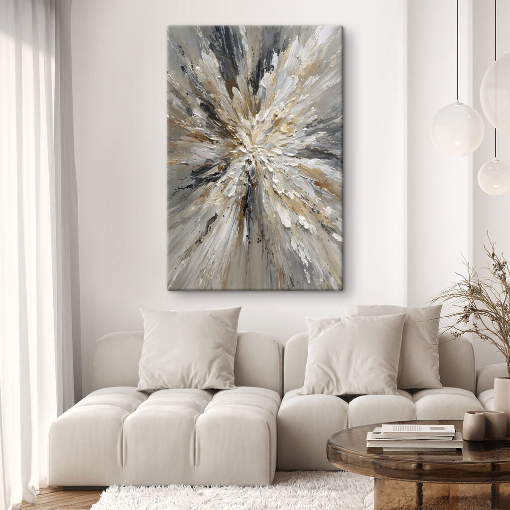 - Abstract explosion of neutral tones