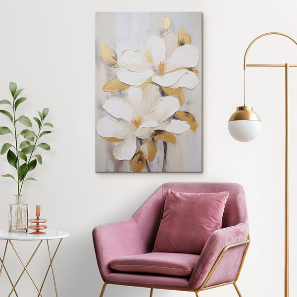 Quadri Quadri Fiori eleganti dai colori tenui (COD: s49502)