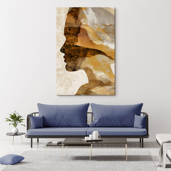 Profile of a woman