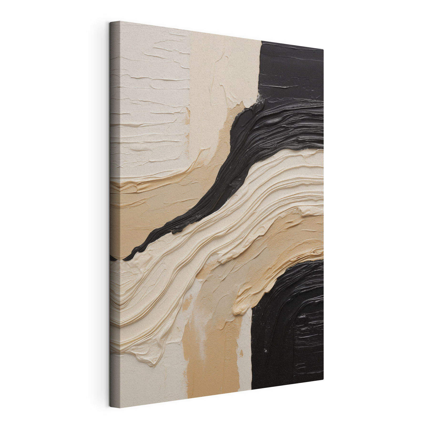 Soft waves of neutral colors blend