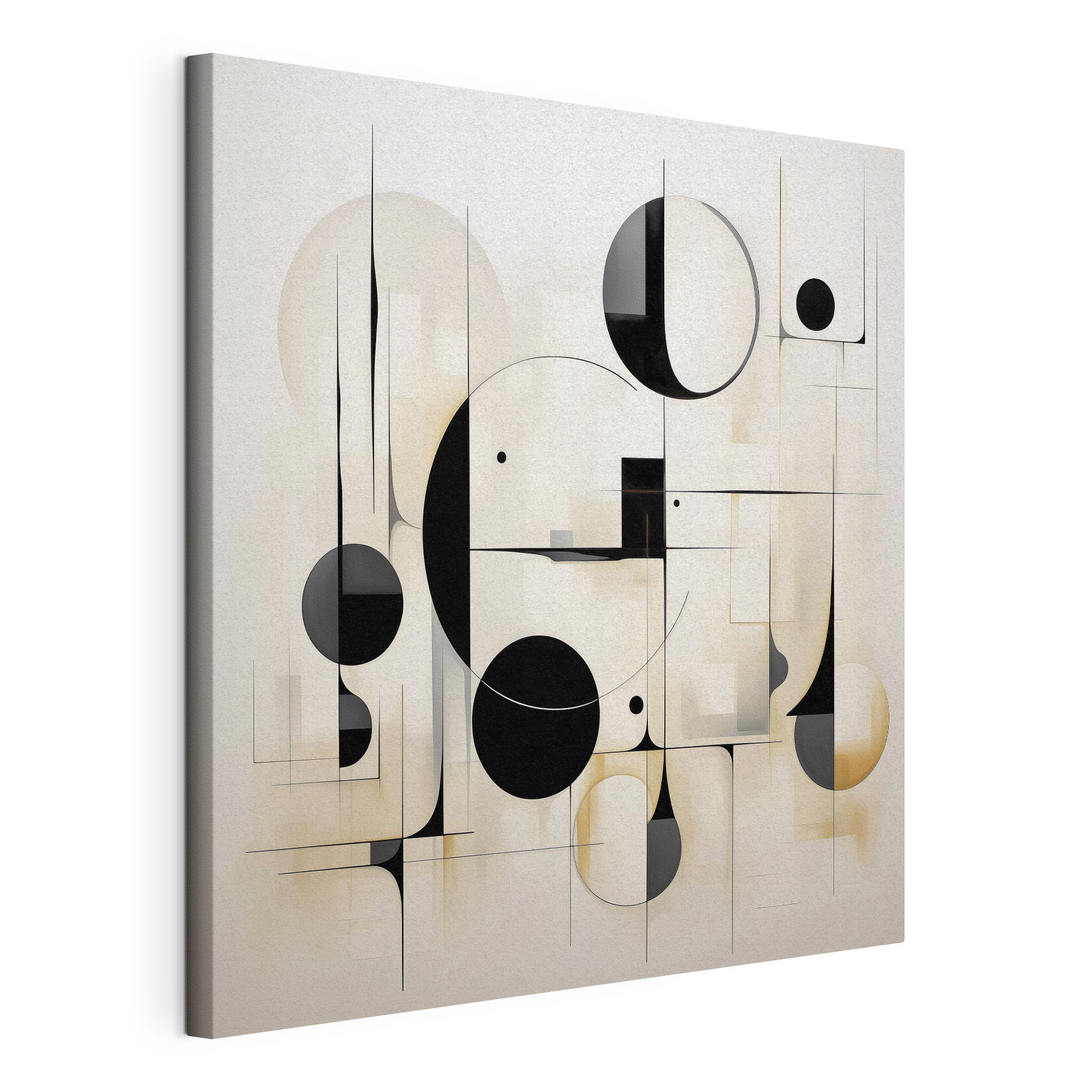 Black and white art piece