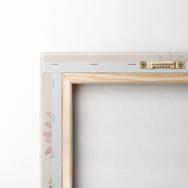 Painting of flowers on a white background