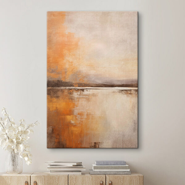 Painting of a lake