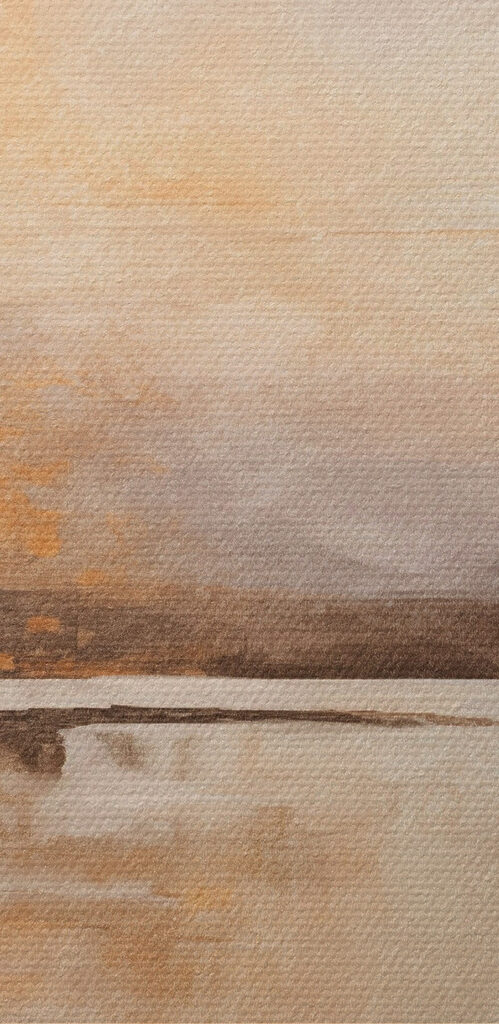 Painting of a lake